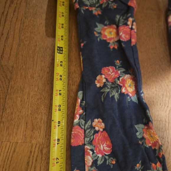 Matilda Jane Floral Blue Overalls - Picture 4 of 4